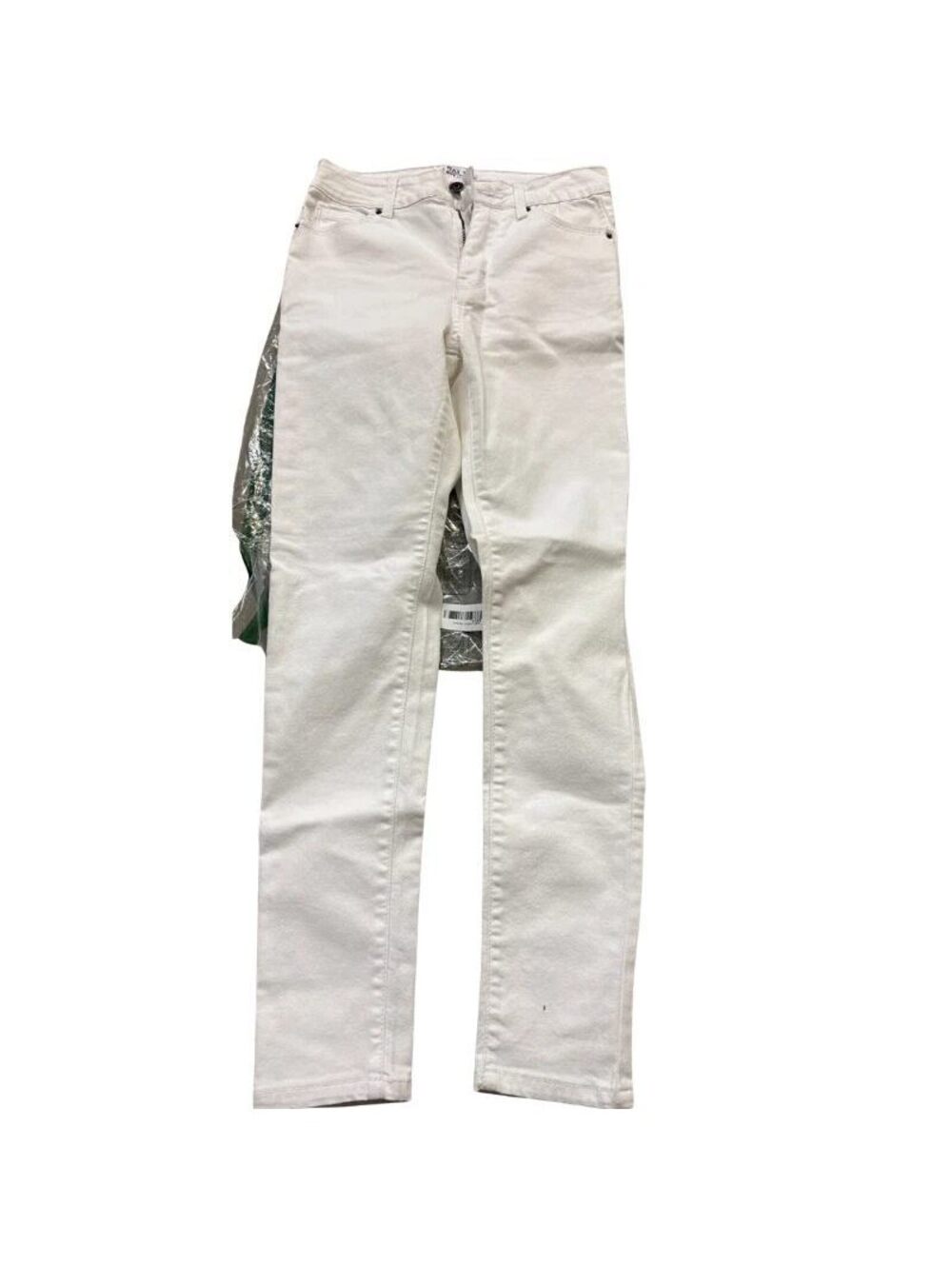 Wax Jean Womens White Skinny Jeans Size 5/27 Stretch Denim Pants